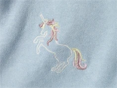 Name It subdued blue/unicorn sweatshirt
